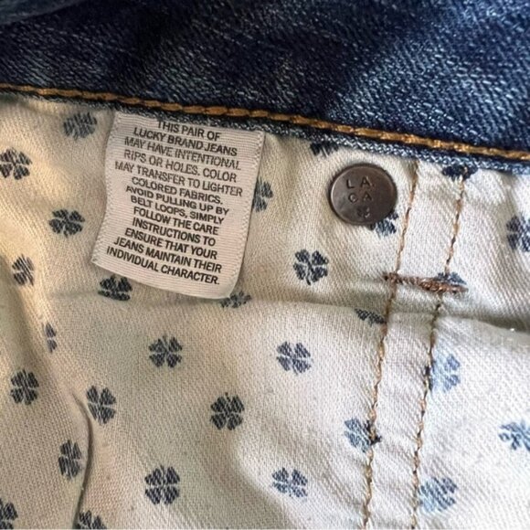 Lucky Brand Lolita Skinny Jeans Mid Rise DarkWash Stretch Denim Blue Size 0 - Picture 7 of 14